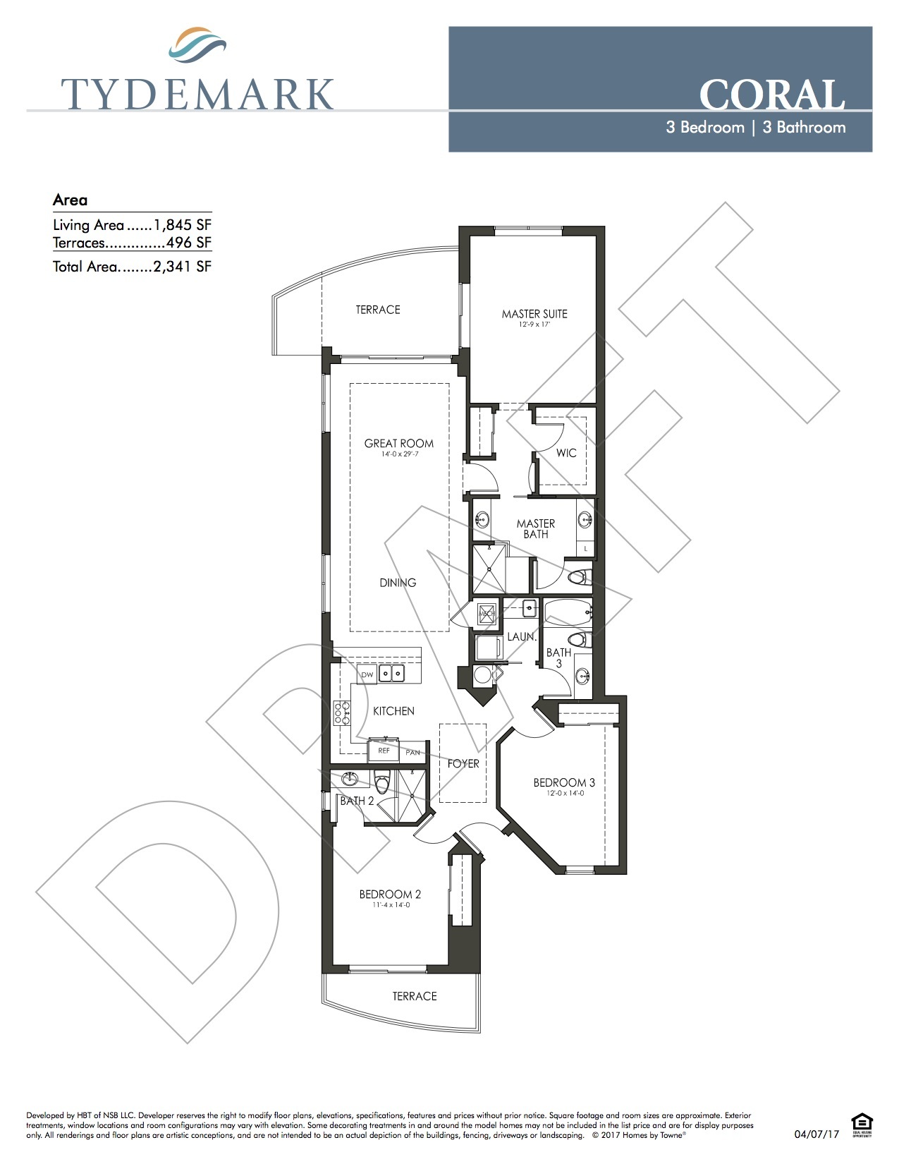 Coral floor plan — view layout below