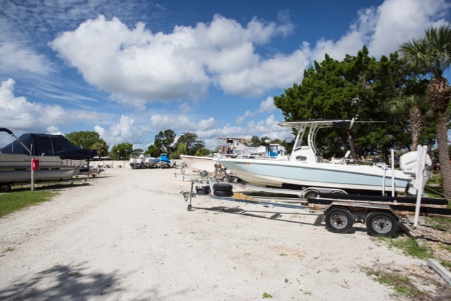 Bouchelle Island Boat storage area