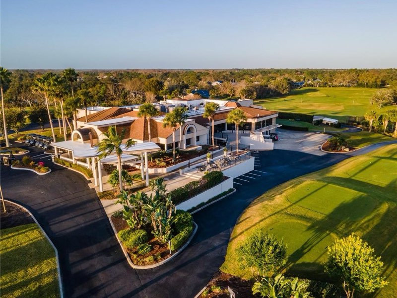 sugar mill country club aerial view