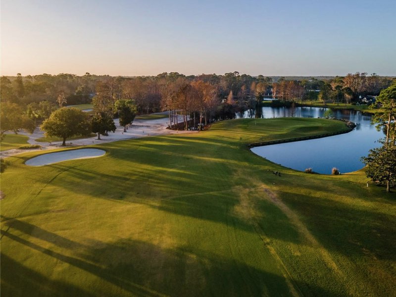 golf course aerial view
