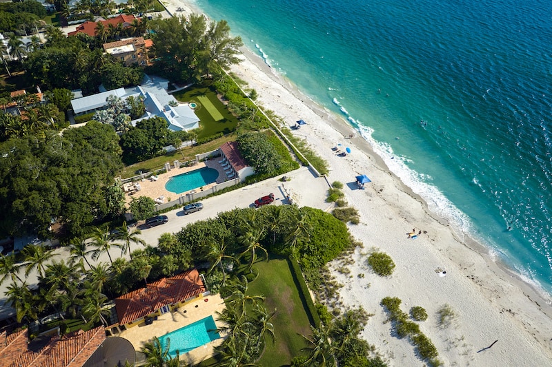 beachside homes